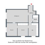 Rent 3 rooms apartment of 74 m², in Finspång