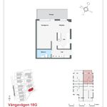Rent 1 rooms apartment of 48 m², in Vångavägen