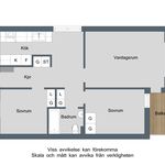Rent 3 rooms apartment of 66 m², in Finspång