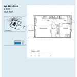 Rent 2 rooms apartment of 48 m², in Oxie - Centrum