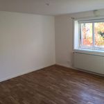 spare room with hardwood floors, natural light, and radiator