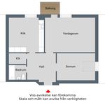 Rent 2 rooms apartment of 64 m², in Finspång