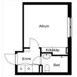 Rent 1 rooms apartment of 21 m², in Karlstad