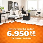 Rent 2 rooms apartment of 51 m², in Sundsvall