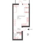 Rent 1 rooms apartment of 35 m², in Västerås