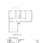 Rent 3 rooms apartment of 70 m², in Gävle
