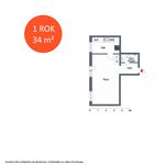 Rent 1 rooms apartment of 35 m², in Eskilstuna - Nyfors