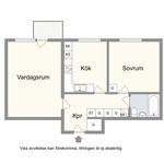 Rent 2 rooms apartment of 53 m², in Södra