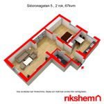Rent 2 rooms apartment of 67 m², in Eneborg