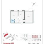 Rent 2 rooms apartment of 54 m², in Hagagatan
