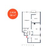 Rent 3 rooms apartment of 98 m², in Arboga - Brattberget