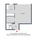 Hyr ett 1-rums lägenhet på 38 m² i Finspång