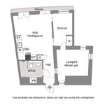 Rent 2 rooms apartment of 43 m², in Stockholm