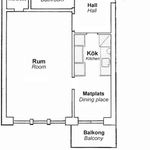 Rent 1 rooms apartment of 46 m², in Stockholm