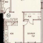 Rent 2 rooms apartment of 66 m², in Marielund