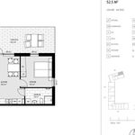 Rent 2 rooms apartment of 52 m², in Lund