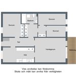 Rent 4 rooms apartment of 85 m², in Finspång