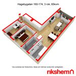 Rent 3 rooms apartment of 65 m², in Hageby