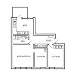 Hyr ett 1-rums lägenhet på 70 m² i Haparanda