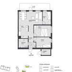 Rent 4 rooms apartment of 80 m², in Västerås