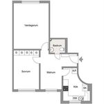Rent 2 rooms apartment of 62 m², in Solna
