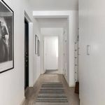corridor featuring parquet floors