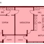 Rent 2 rooms apartment of 74 m², in Vilhelmina