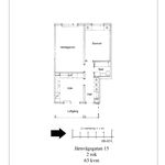 Rent 2 rooms apartment of 63 m², in Klippan centrum