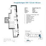 Rent 1 rooms apartment of 46 m², in Växjö