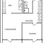 Hyr ett 2-rums lägenhet på 57 m² i Nybro