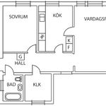 Hyr ett 2-rums lägenhet på 64 m² i Henån