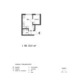 Rent 1 rooms apartment of 23 m², in Gävle