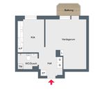 Hyr ett 1-rums lägenhet på 43 m² i Gideonsberg