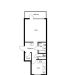 Hyr ett 1-rums lägenhet på 39 m² i Tuna District