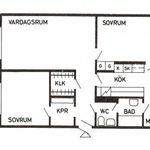 Rent 3 rooms apartment of 83 m², in Surahammar