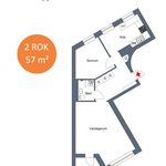 Rent 2 rooms apartment of 57 m², in Borås - Sjöbo
