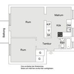 Rent 2 rooms apartment of 50 m², in Stockholm