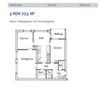 Rent 3 rooms apartment of 78 m², in Eskilstuna - Myrtorp