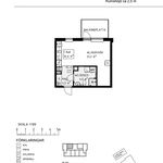 Hyr ett 1-rums lägenhet på 35 m² i Bovallstrand