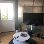 living room featuring hardwood floors, natural light, TV, and radiator
