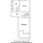 Hyr ett 2-rums lägenhet på 60 m² i Falkenberg