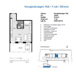 Rent 1 rooms apartment of 35 m², in Växjö