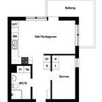 Rent 2 rooms apartment of 40 m², in Tumba