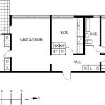 Hyr ett 3-rums lägenhet på 80 m² i Nybro
