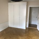 spare room with parquet floors