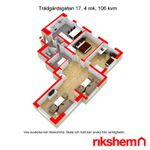 Hyr ett 3-rums lägenhet på 106 m² i Norrköping innerstaden