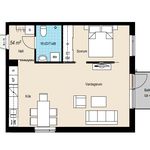 Hyr ett 2-rums lägenhet på 54 m² i Norrköping 