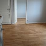 spare room featuring parquet floors