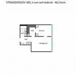 Rent 2 rooms apartment of 46 m², in Vilhelmina