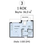 Rent 1 rooms apartment of 36 m², in Hässleholm